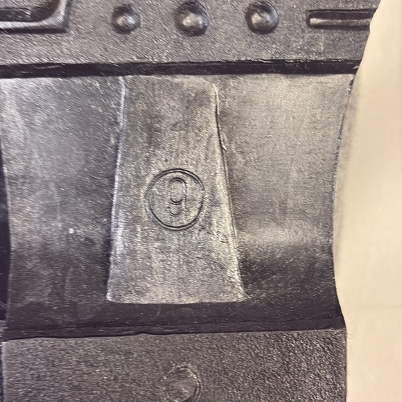 Disney Vintage Donald Duck Embroidered Slip on Mules Gray Size 9 NEW - Picture 5 of 6